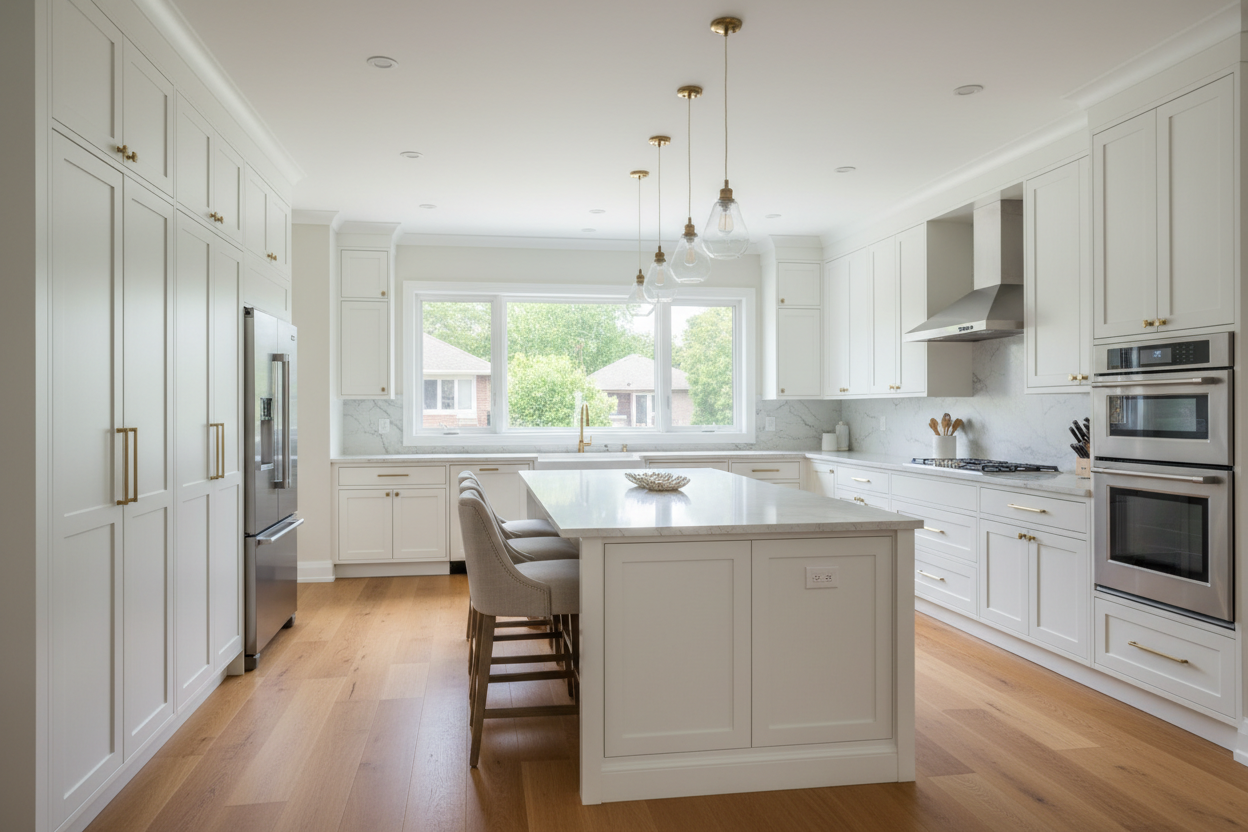 Vizura3D™ Parklane | Transitional Family Kitchen – VIZURA 3D