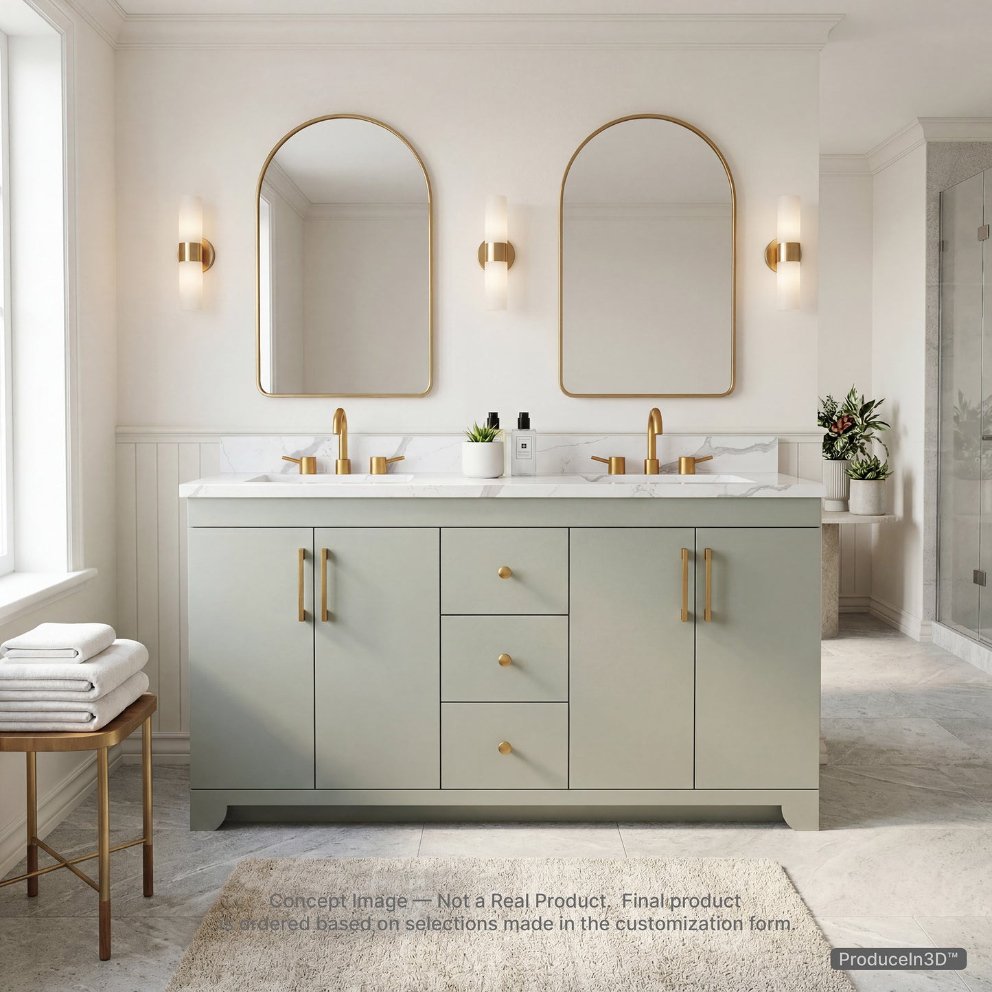 Elara Universal Vanity System – Powered by Vizura3D™