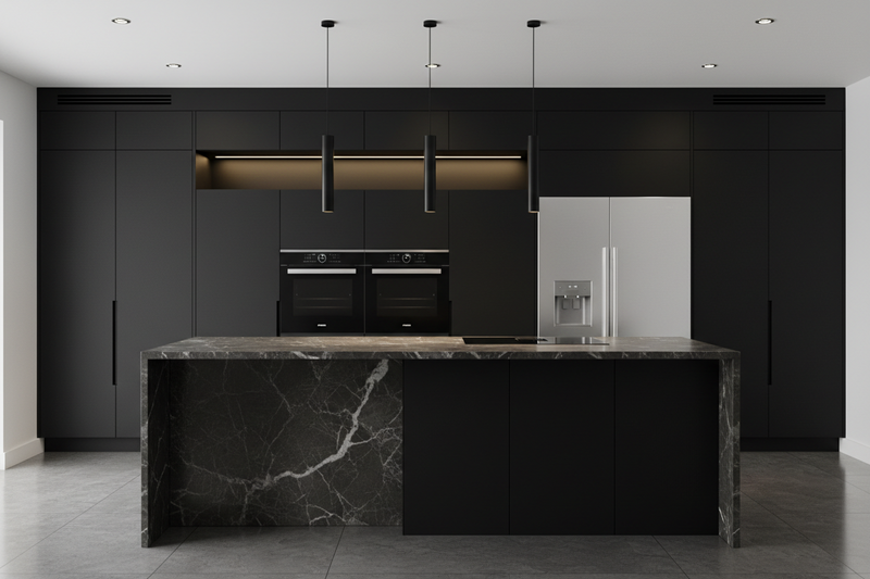 Luxury Dark Kitchens