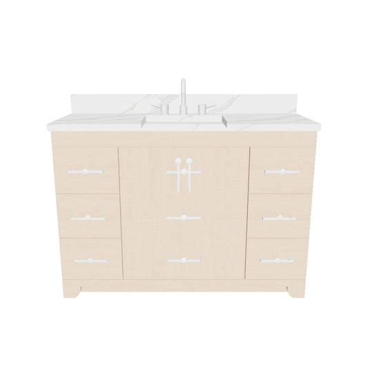 48" Floor-Mount Vanity - Place Hardware